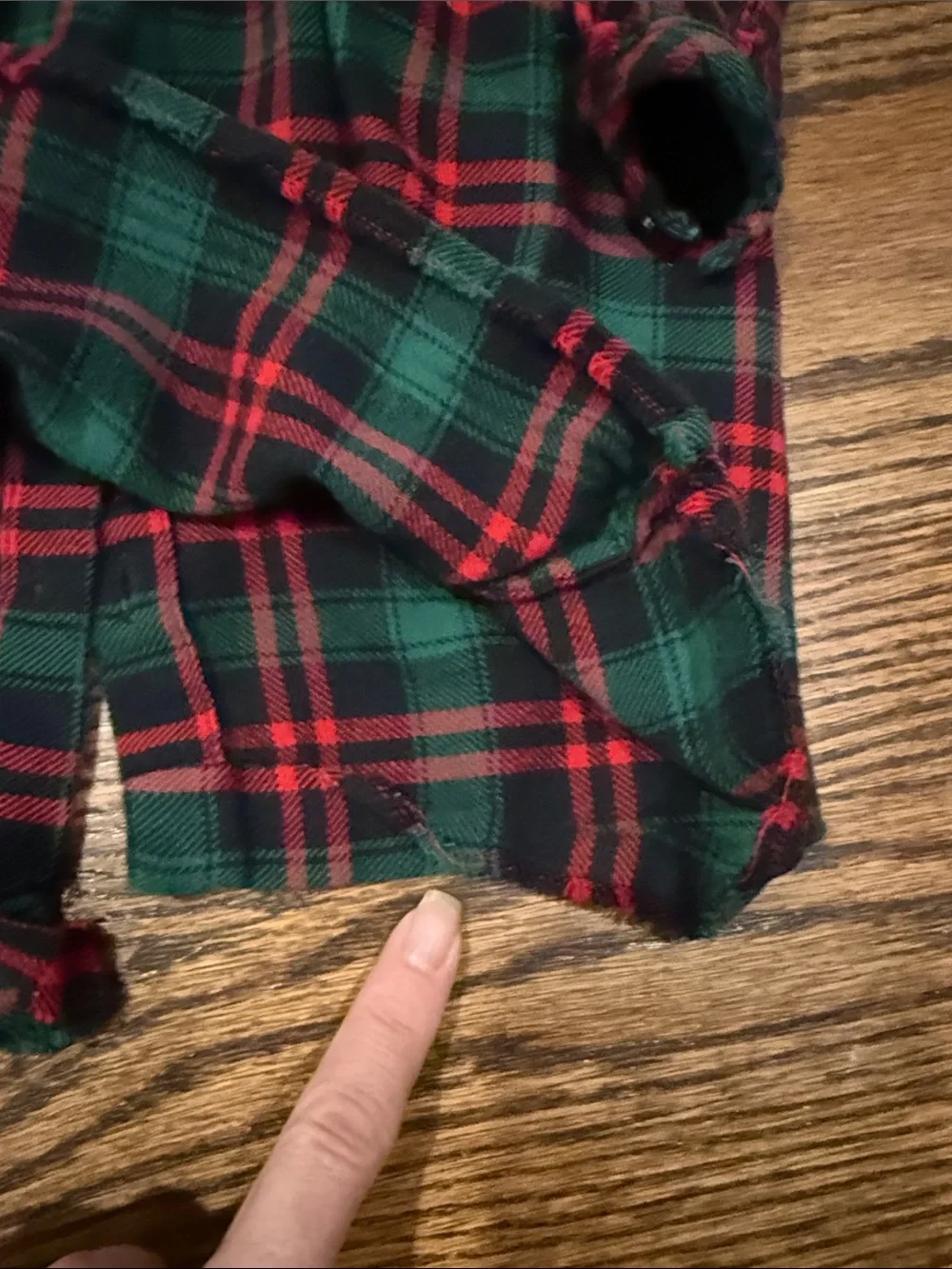Ralph Lauren Red and Green Plaid Toddler Dress